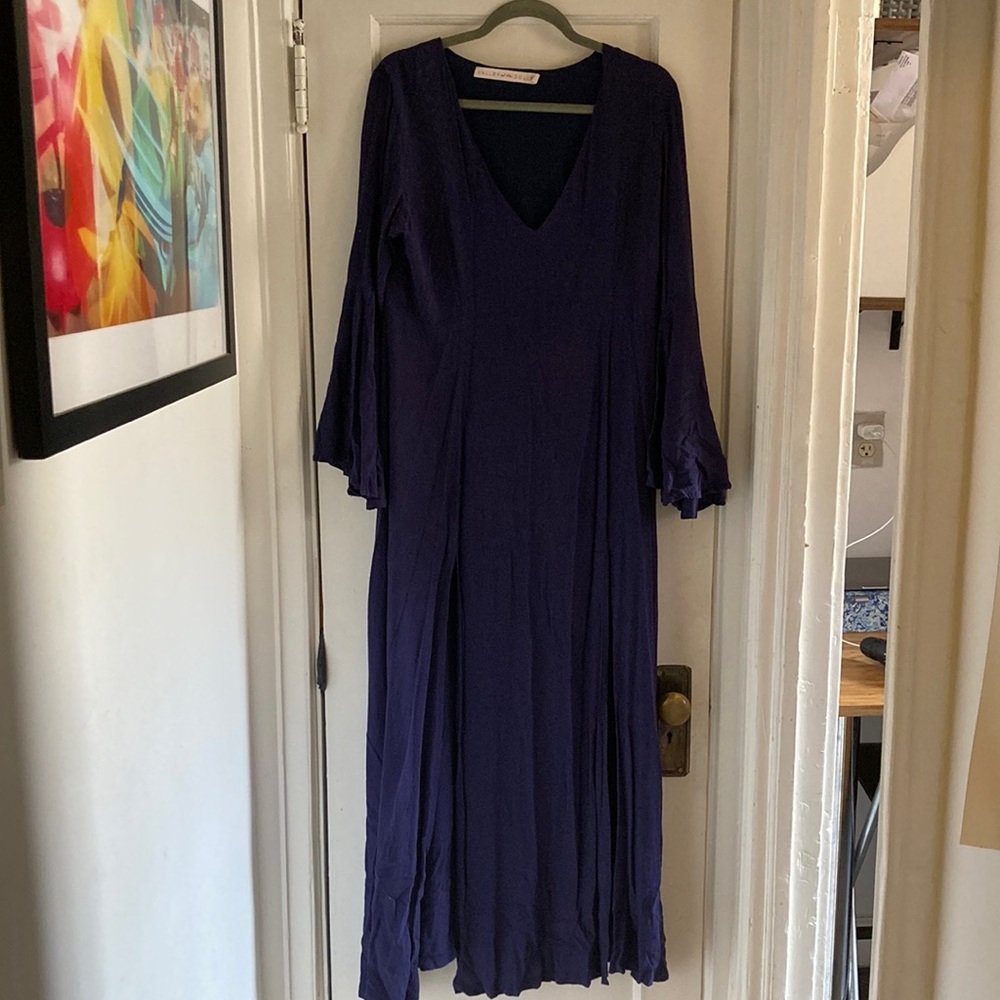 Valley of the Dolls Maxi dress with bolero sleeves